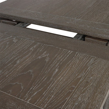 Southbank Double Extension Dining Table - Dark Oak at online8 furniture store Auckland