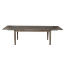 Southbank Double Extension Dining Table - Dark Oak at online8 furniture store Auckland
