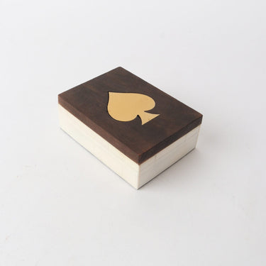 Spade Mango Wood & Resin Card Box at Online8 Furniture Auckland NZ
