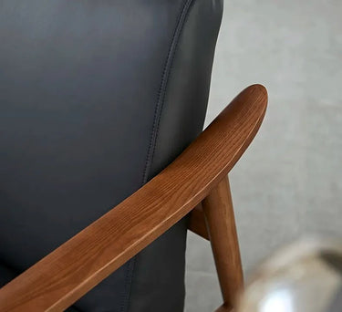 Spencer Mid-Century Armchair Black at online8 furniture store Auckland