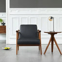 Spencer Mid-Century Armchair Black at online8 furniture store Auckland
