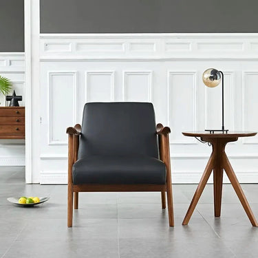 Spencer Mid-Century Armchair Black at online8 furniture store Auckland