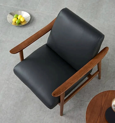 Spencer Mid-Century Armchair Black at online8 furniture store Auckland