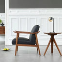 Spencer Mid-Century Armchair Black at online8 furniture store Auckland