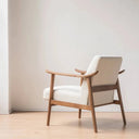 Spencer Mid-Century Chair - Sand at online8 furniture store Auckland