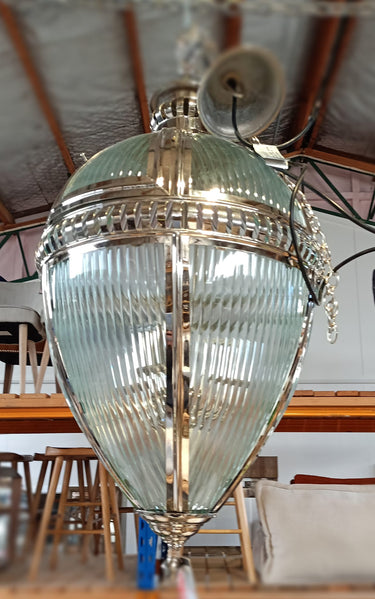 Sphere Pendant - Nickle Plated at online8 furniture store Auckland