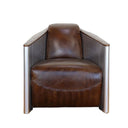 Spitfire Leather Armchairs and Side Table Set at online8 furniture store Auckland