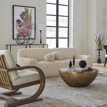 St Moritz Faux Fur 3 Seater Sofa at Online8 Furniture Auckland NZ