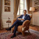 Stallion Vintage Leather Saddle Armchair at online8 furniture store Auckland