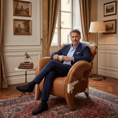 Stallion Vintage Leather Saddle Armchair at online8 furniture store Auckland