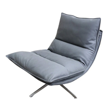 Staten Leather Swivel Chair - Black at online8 furniture store Auckland