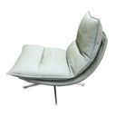 Staten Leather Swivel Chair - Olive at online8 furniture store Auckland
