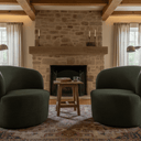 Stella Swivel Chair - Meadow Moss at Online8 Furniture Auckland NZ