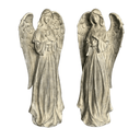 Stone Look Angels Statues Set/2 at online8 furniture store Auckland