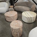 Strata Round MgO Coffee Table - Green at Online8 Furniture Auckland NZ