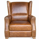 Stratford Aged Leather Recliner Chair - Cognac at Online8 Furniture Auckland NZ