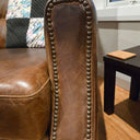 Stratford Aged Leather Recliner Chair - Foundry at Online8 Furniture Auckland NZ