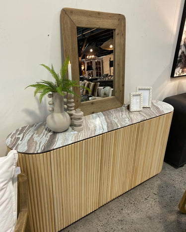 Straw Sideboard - Natural at online8 furniture store Auckland