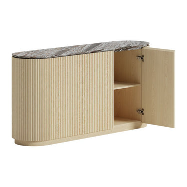 Straw Sideboard - Natural at online8 furniture store Auckland