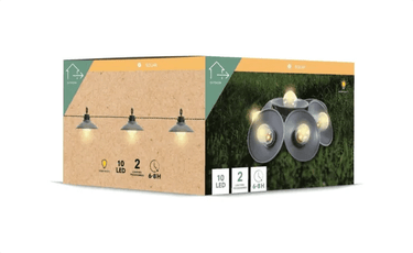 String Lights with Metal Shades at online8 furniture store Auckland