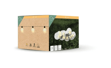 String Lights with Retro Round Bulb at online8 furniture store Auckland