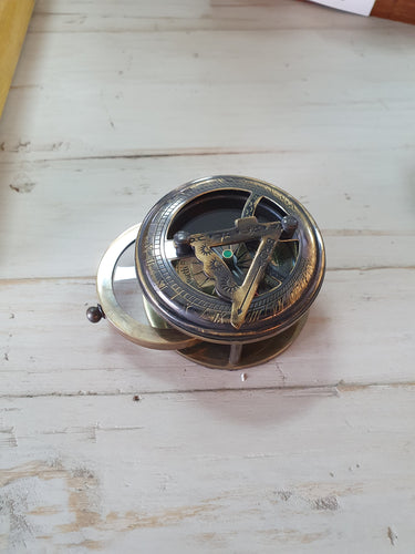 Sundial with Magnifying Lens at online8 furniture store Auckland