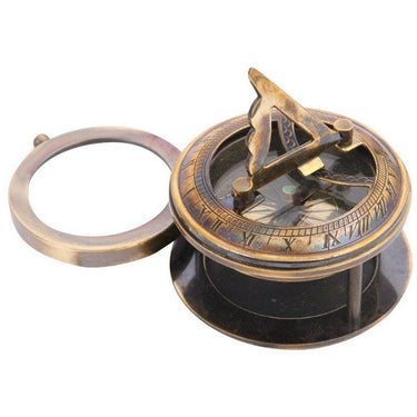 Sundial with Magnifying Lens at online8 furniture store Auckland