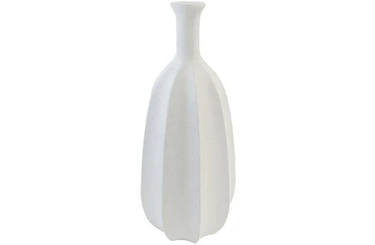 Sunny MGO Vase - Textured White at online8 furniture store Auckland