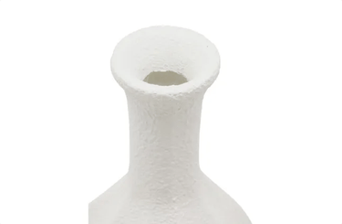 Sunny MGO Vase - Textured White at online8 furniture store Auckland