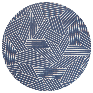 Sunset Indoor/Outdoor Weave Navy Rug at online8 furniture store Auckland
