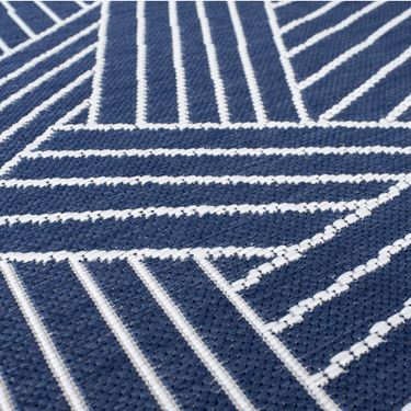 Sunset Indoor/Outdoor Weave Navy Rug at online8 furniture store Auckland