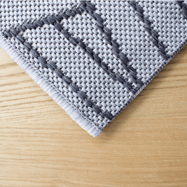 Sunset Indoor/Outdoor Weave Soft Grey Rug at online8 furniture store Auckland