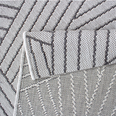 Sunset Indoor/Outdoor Weave Soft Grey Rug at online8 furniture store Auckland