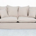 Sydney Slip Cover 2 Seater Sofa - Almond at online8 furniture store Auckland