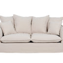 Sydney Slip Cover 2 Seater Sofa - Almond at online8 furniture store Auckland