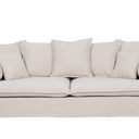 Sydney Slip Cover 3 Seater Sofa - Almond at online8 furniture store Auckland