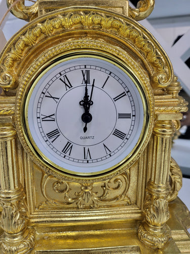 Table Clock - Grand Gold at online8 furniture store Auckland