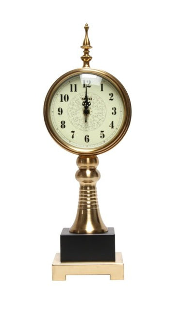 Table Clock - Mantel - Gold at online8 furniture store Auckland