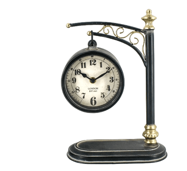 Table Clock - Street Lamp at online8 furniture store Auckland