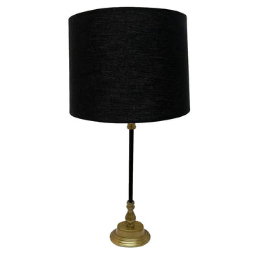 Table Lamp - Aluminium Black/Brass at online8 furniture store Auckland