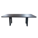 Talia Dining Table with Arch Legs - Black at online8 furniture store Auckland