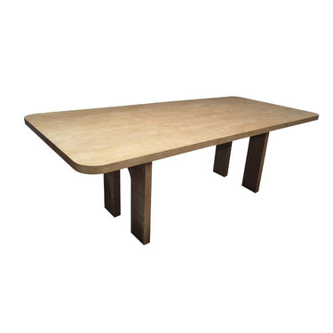 Talia Dining Table with Arch Legs - Oak at online8 furniture store Auckland