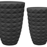 Tall Dimond Resin Planter at online8 furniture store Auckland