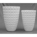 Tall Dimond Resin Planter at online8 furniture store Auckland