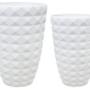 Tall Dimond Resin Planter at online8 furniture store Auckland