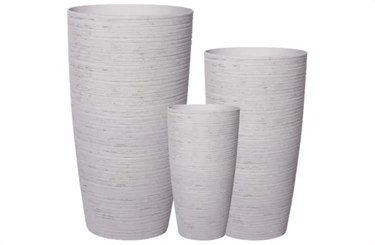 Tall Rustic Spiral Resin Planter at online8 furniture store Auckland