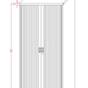 Tambour Cupboard at online8 furniture store Auckland