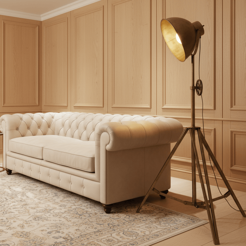 Indian artisan handcrafting reclaimed wood furniture tannery collection