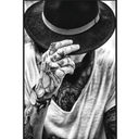 Tattooed Identity Framed Wall Art at online8 furniture store Auckland