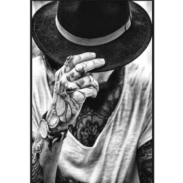 Tattooed Identity Framed Wall Art at online8 furniture store Auckland